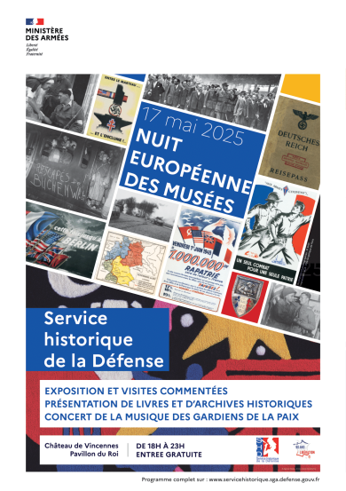 Affiche Nuit européenne des musées - 17 mai 2025 - Château de Vincennes